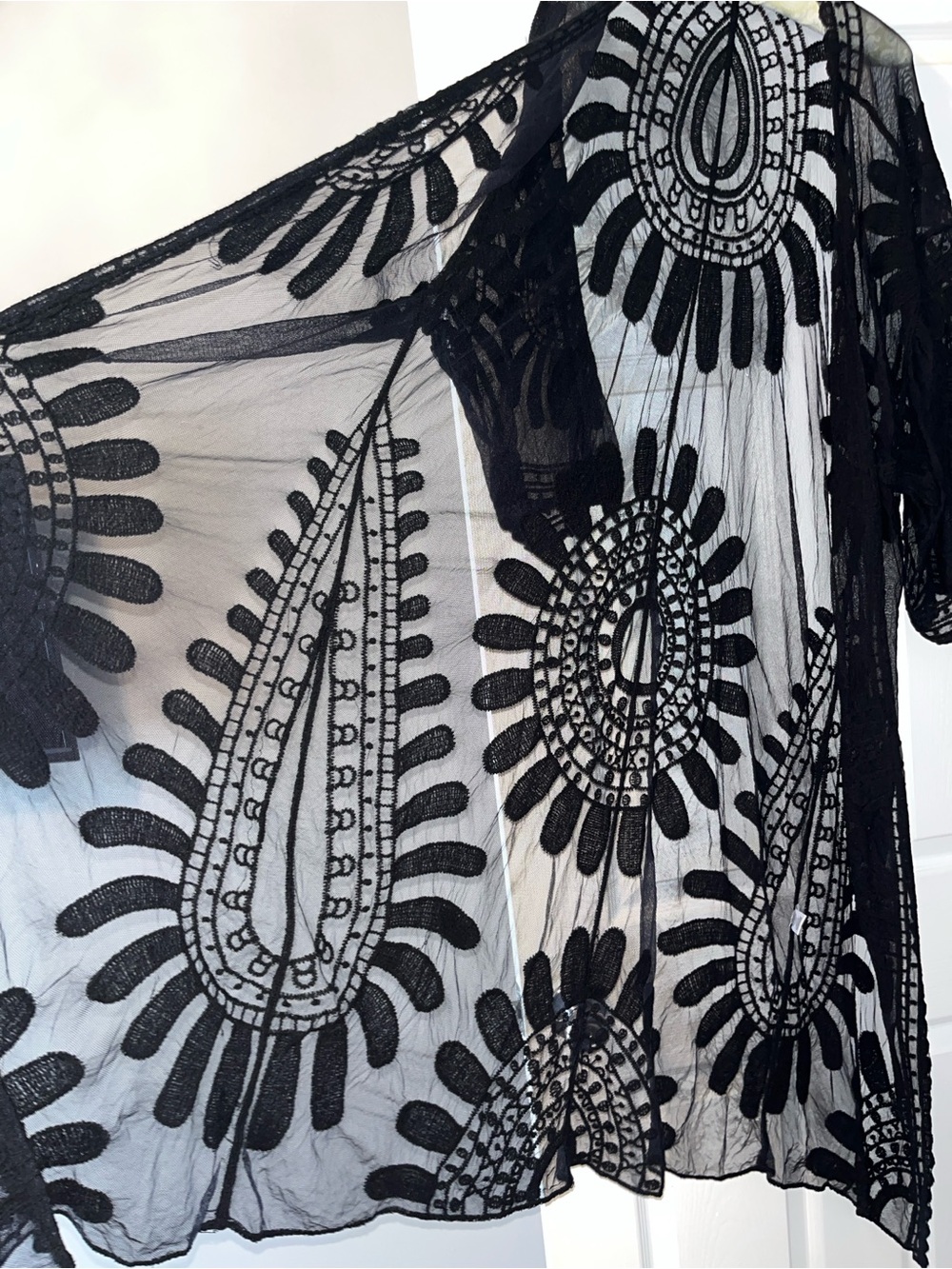 Maxi lace swim cover-up - Picture 2 of 4